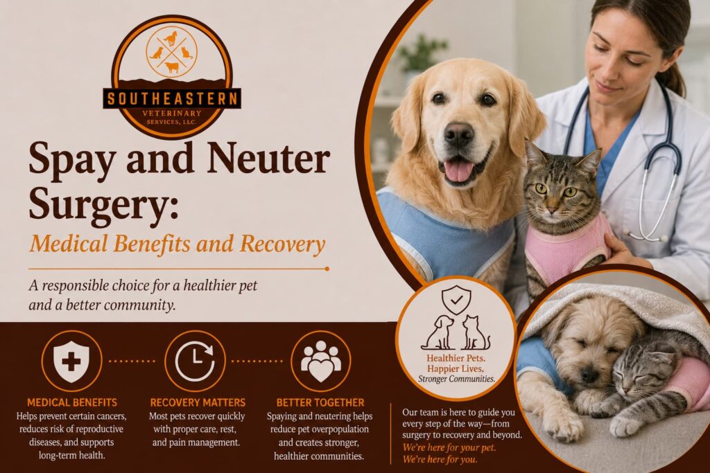 Spay and Neuter Surgery: Medical Benefits and Recovery